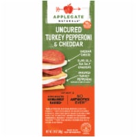 Applegate Natural Uncured Turkey Pepperoni & Cheddar Snack Pack Perspective: Main