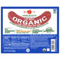 Applegate Great Organic Uncured Beef Hot Dog