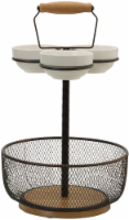 Mikasa Gourmet Basics 3-Bowl Wire Frame Server