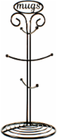 Mikasa Gourmet Basics Wire Mug Tree - Black