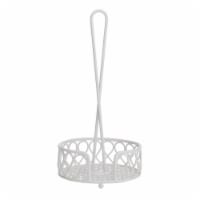 Mikasa® Victorian Loop Paper Towel Holder - White Perspective: Main
