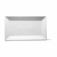 Whiteware Rectangular Serve Dinnerware Serving Tray Platter