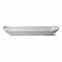 Whiteware Baguette Dinnerware Serving Tray Platter