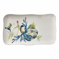 Autumn Botanical Reactive Glaze Platter