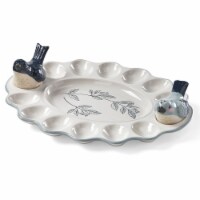 Songbirds Egg Platter & S&P Set