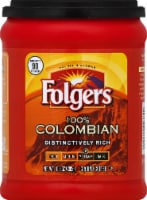 Folgers® 100% Colombian Medium Roast Ground Coffee Perspective: Main