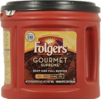 Folgers Gourmet Supreme Dark Roast Ground Coffee Perspective: Main