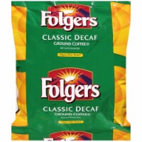 Folgers Classic Decaf Ground Coffee - 1.05 oz. filter pack, 80 packs per case