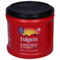 FOLGERS 30.5 OUNCE CAFFEINATED GROUND CLASSIC ROAST Perspective: Main