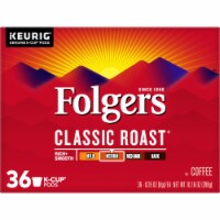 Folgers® Classic Roast Medium Roast K-Cup Coffee Pods Perspective: Main