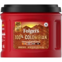 Folgers® 100% Colombian Medium Roast Ground Coffee Perspective: Main