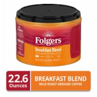 Folgers Breakfast Blend Ground Coffee, Mild Roast Perspective: Main