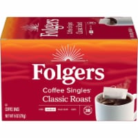 Folgers Coffee Singles Classic Roast Coffee Bags Perspective: Main