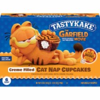Tastykake Crème Filled Cat Nap Chocolate Cupkakes, Individually Wrapped Chocolate Cupcakes , 6 Count Perspective: Main