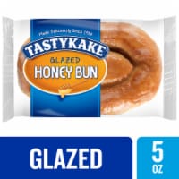Tastykake Glazed Honey Bun Individually Wrapped Pastry Snack Perspective: Main