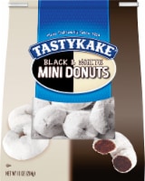 Tastykake Black & White Mini Donuts, Chocolate Donuts, 10 oz Bag Perspective: Main