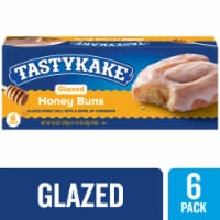 Tastykake Glazed Honey Buns Individually Wrapped Pastry Snacks Perspective: Main