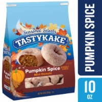 Tastykake Pumpkin Spice Flavored Mini Donuts, Shareable Pumpkin and Cinnamon Donuts, 10 oz Bag Perspective: Main