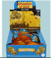 Jerusalem Of Gold® Milk Chocolate Gold Coins Perspective: Main