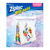 Ziploc Big Bags Disney Frozen Large Printed Bags - 4 pk Perspective: Main
