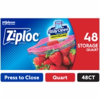 Ziploc Brand Quart Storage Bags with Grip 'n Seal Technology