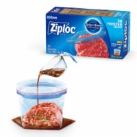 Ziploc Quart Freezer Bags Press to Close 38 Count Perspective: Main