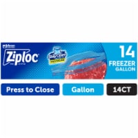 Glad FLEXN SEAL Gallon Freezer Zipper Bags, 28 Count (Pack of 4) - Package  May Vary Gallon Freezer Bags 28 Count (Pack of 4)