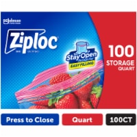 Ziploc Brand Quart Storage Bags with Grip 'n Seal Technology