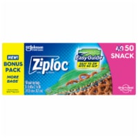 Ziploc® EasyGuide™ Seal Top Snack Bags Perspective: Main
