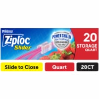 Ziploc® Quart Freezer Bags with Stay Open Design, 38 ct - Kroger