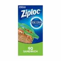Ziploc Brand Sandwich Bags 90 Count Perspective: Main