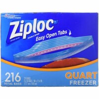 Ziploc Quart Freezer Bags, 216 ct