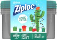 Ziploc Limited Edition Medium Square Containers & Lids - Green Perspective: Main