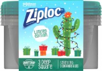 Ziploc Limited Edition Holiday Design Small Round Containers & Lids - 3  Pack, 1 pt - Ralphs