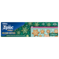 Ziploc® Holiday Designs Gallon Slider Storage Bags
