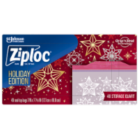 Ziploc® Holiday Quart Zip Top Storage Bags Perspective: Main