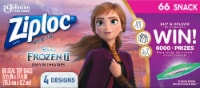 Ziploc® Disney Frozen 2 Seal Top Snack Bags Perspective: Main
