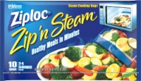 Ziploc® Zip 'N' Steam® Medium Microwave Cooking Bags Perspective: Main
