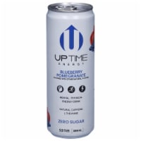 Uptime Zero Sugar Blueberry Pomegranate Energy Drink Can Perspective: Main