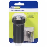 EZY Dose Small Nylon Locking Container with Keys - Black