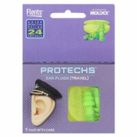 Flents Protechs Ear Plugs Travel - 1 Pair with Case Perspective: Main