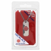 Emerge Alert® Penicillin Allergy Necklace Perspective: Main