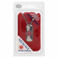 Emerge Alert® Apothecary Heart Patient Necklace Perspective: Main