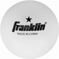 Franklin 40mm 1 Star White Table Tennis Balls