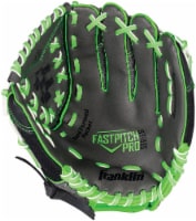 Franklin Fastpitch Pro Series Regular Softball Glove - Lime/Black Perspective: Main