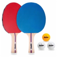 Franklin Two Player Table Tennis Paddle Set - Blue/Red Perspective: Main