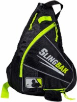 Franklin MLB Slingbak Bag - Black/Optic Yellow Perspective: Main