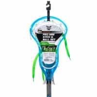 Franklin Sports Mini Lacrosse Stick - Blue Perspective: Main