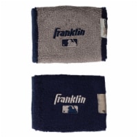 Franklin MLB Xvent Wristbands - Black/Gray Perspective: Main