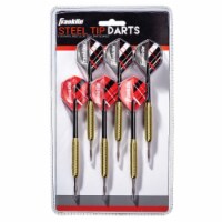 Franklin Steel Tip Dart Set - Black/Red